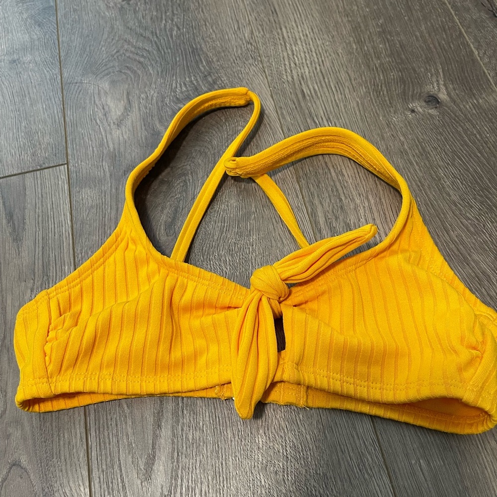Xhilaration Yellow Bikini Top